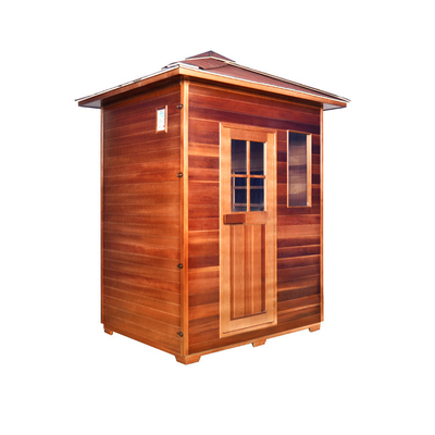 Sauna sec extérieur de cigûe canadienne de 3 personnes avec la ventilation Windows