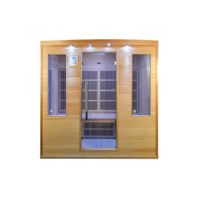Sauna infrarouge lointain moderne personnalisé 2700W pour 4 personnes à l'intérieur