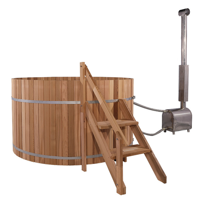 3-4 baquet chaud mis le feu par Cedar Pine Thermowood Wooden Wood rouge extérieur de personne avec le fourneau brûlant en bois externe