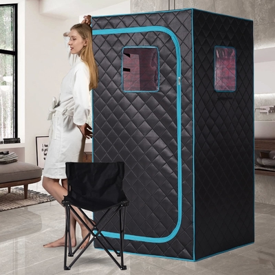 taille de célibataire de corps de tente d'intérieur personnelle de sauna de relaxation de la maison 1300W pleine