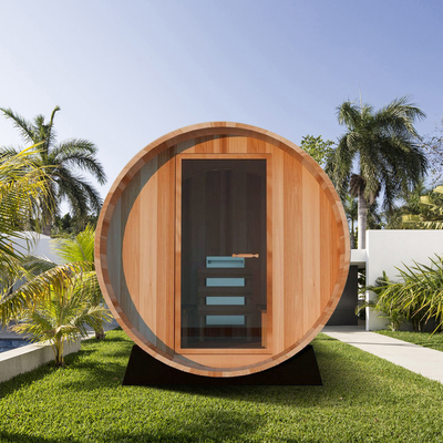 Sauna en bois de baril de garantie de 1 an pour l'usage à la maison et commercial