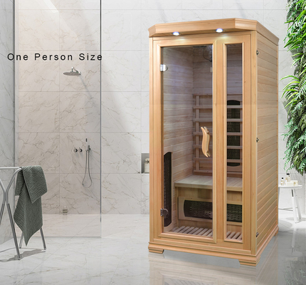 Pièce rectangulaire de sauna à la maison avec le poids brut du système de sécurité 100kg