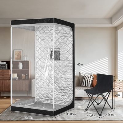Tente de sauna portable à corps complet pour la maison Tente de sauna à vapeur portable pliable
