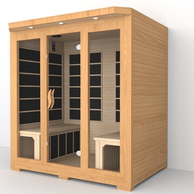 Sauna à basse fréquence infrarouge à proximité 4 personnes Sauna infrarouge au cèdre rouge