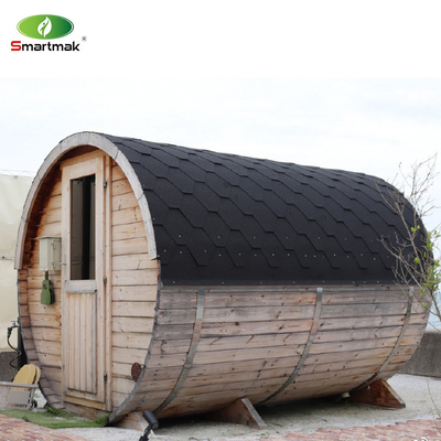 Sauna en fût en extérieur pour 6 personnes