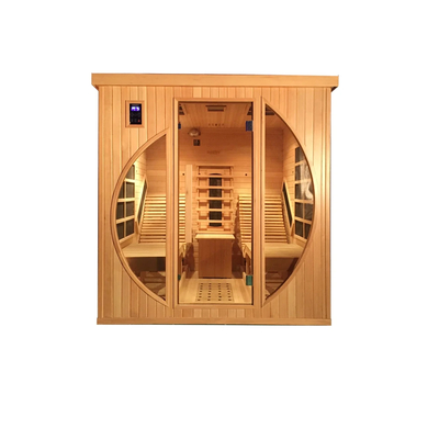 Sauna infrarouge à distance portable pour 2 à 3 personnes avec chauffe-carbone à spectre complet numériquement contrôlé