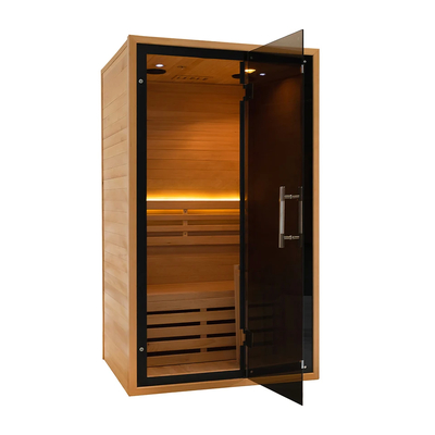 Salle de sauna contrôlée par ordinateur Hemlock / Cedar Home avec 1750W de puissance