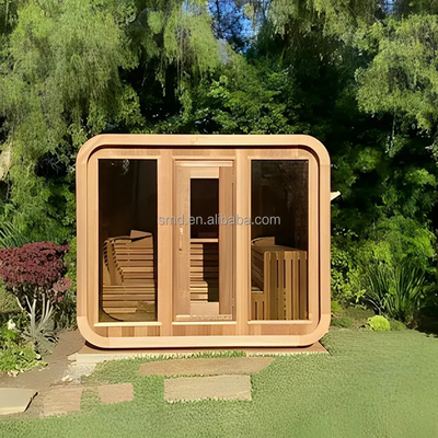 Sauna sec extérieur Bluetooth en bois de cèdre