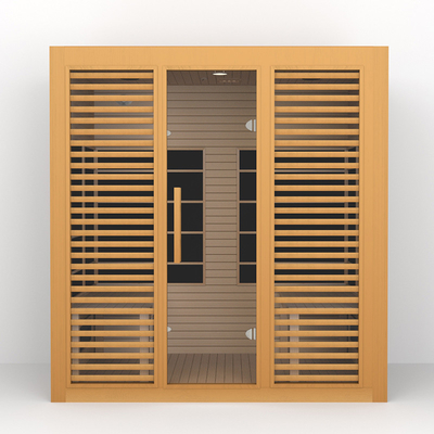 perte de poids infrarouge lointaine de sauna de personne en bois 4 de la cigûe 2700W