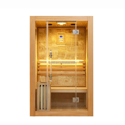 OEM pour deux personnes humide de sauna et de bain de vapeur de cigûe extérieure traditionnelle