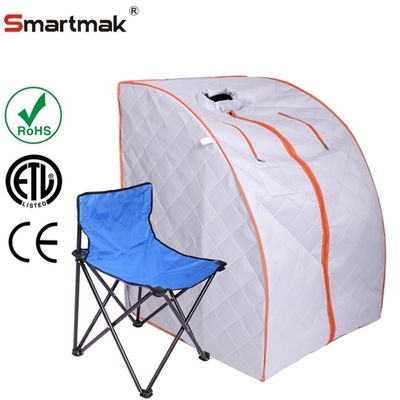 Boîte infrarouge portative de sauna de petite de bien-être personne de la station thermale 1 avec la chaise pliable