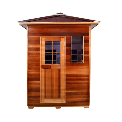 Sauna sec extérieur de cigûe canadienne de 3 personnes avec la ventilation Windows