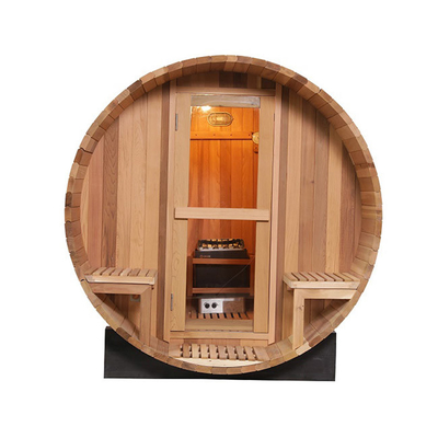 Pièce rouge 180x240cm du Canada Cedar Wood Outdoor Barrel Sauna