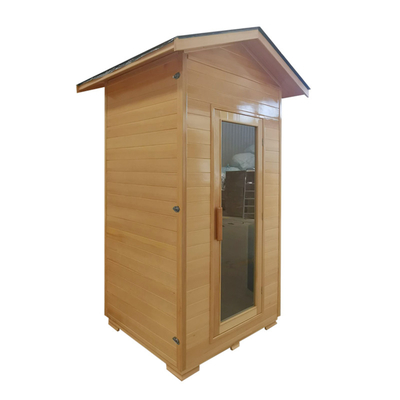 Personne moderne de tube de pièce sèche extérieure en bois solide en céramique de sauna 1