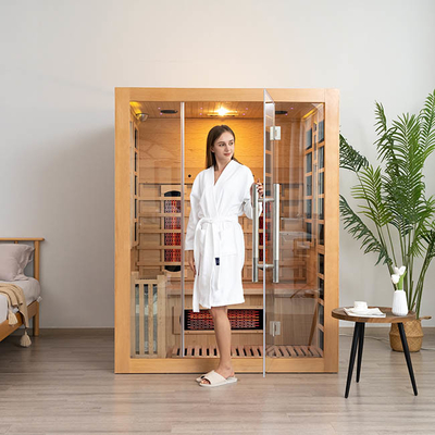 2700W maison Cedar Ozone Far Infrared Sauna rouge pour amincir le corps