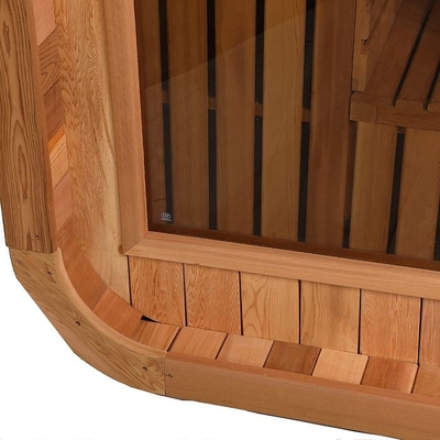 Pièce rouge du Canada Cedar Wooden Cube Steam Sauna pour la personne 8