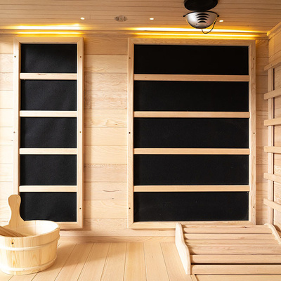 Sauna infrarouge d'intérieur traditionnel de vapeur de combinaison pour 4 personnes 2700W