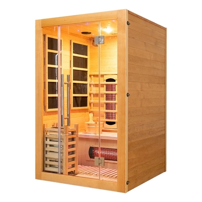 Combinaison traditionnelle de sauna à vapeur infrarouge pour 2 personnes