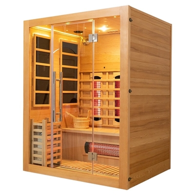 La station thermale démontable de beauté a combiné la taille de personne de la pièce 3 de sauna de vapeur