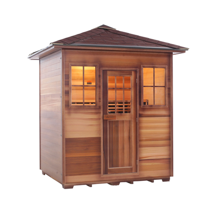 Sauna sec traditionnel canadien Hemlock pour 3 à 4 personnes