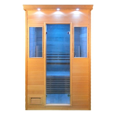 Pièce en bois solide de sauna à vapeur avec la taille multi du fourneau 6KW facultative