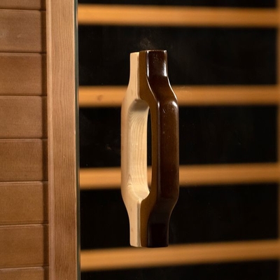 Panneau en bois solide d'intérieur Heater Far Infrared Sauna Room de carbone pour la personne 2