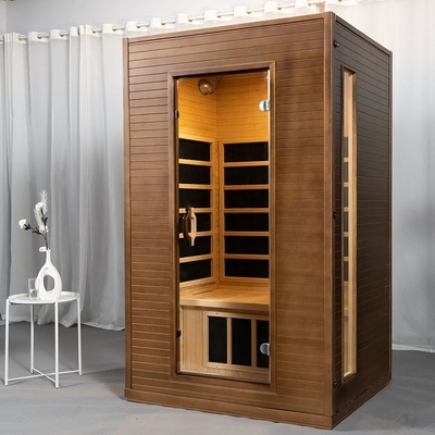 Cigûe d'intérieur de pièce de sauna de WoodenInfrared d'appareils de chauffage de fibre de carbone d'appartement