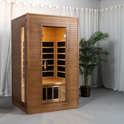 Cigûe d'intérieur de pièce de sauna de WoodenInfrared d'appareils de chauffage de fibre de carbone d'appartement