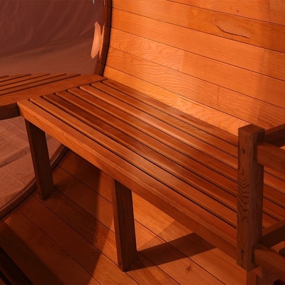 Appareil de chauffage extérieur de Cedar Barrel Saunas With Electric de vue panoramique de grande capacité