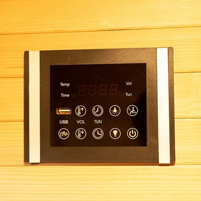 Appareils de chauffage d'intérieur rayonnants Mini Wooden Infrared Sauna 1 - de carbone personne 2