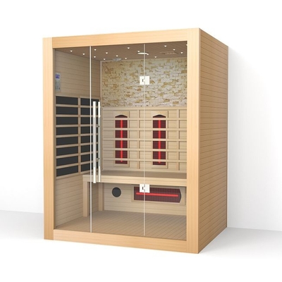 Personne d'intérieur en bois sèche de la pièce 3 de sauna spectre canadien de cigûe de plein