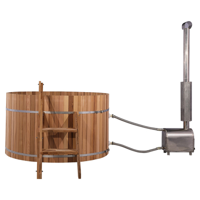 3-4 baquet chaud mis le feu par Cedar Pine Thermowood Wooden Wood rouge extérieur de personne avec le fourneau brûlant en bois externe