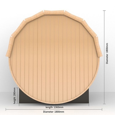 OEM traditionnel de soutien de pièce de sauna de Heater Solid Wood Outdoor Barrel de fourneau