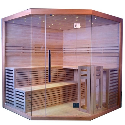 Utilisation de personnes de la famille 8 de grande capacité de pièce de sauna de vapeur de coin de chambre à coucher