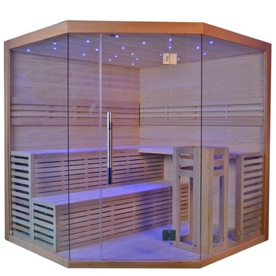 Utilisation de personnes de la famille 8 de grande capacité de pièce de sauna de vapeur de coin de chambre à coucher