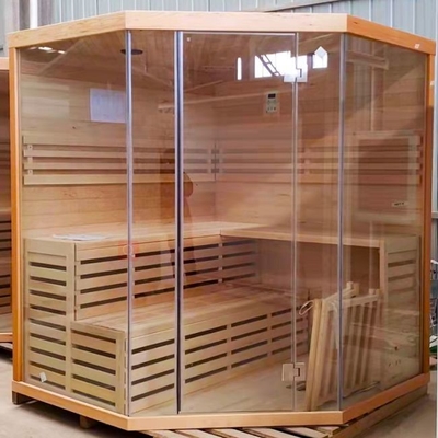 Utilisation de personnes de la famille 8 de grande capacité de pièce de sauna de vapeur de coin de chambre à coucher
