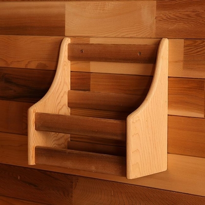 Cedar Steam Sauna Rounded Square rustique extérieur avec la toiture de bardeau de bitume