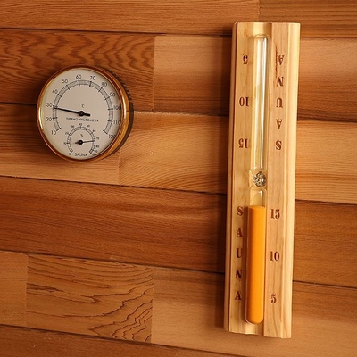 Cedar Steam Sauna Rounded Square rustique extérieur avec la toiture de bardeau de bitume