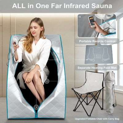 Corps sain de soin de plein corps amincissant la personne infrarouge portative du sauna un