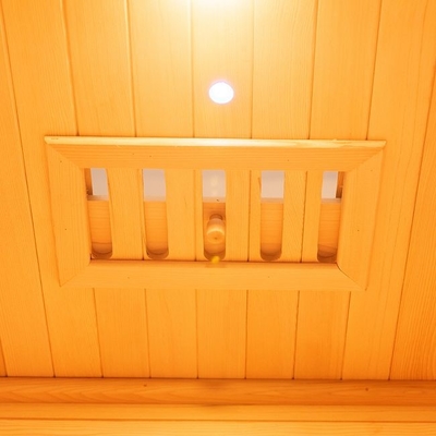 Petite personne en bois d'intérieur du sauna 2 de combinaison d'infrarouge et de vapeur