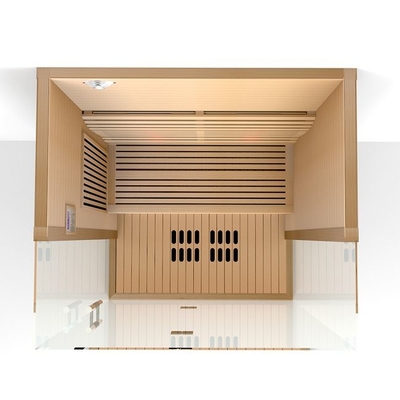 Plein spectre et sauna infrarouge de personne de Heater Solid Wood 2 de carbone pour la maison