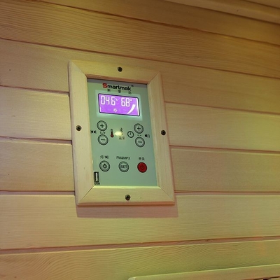Plein spectre et sauna infrarouge de personne de Heater Solid Wood 2 de carbone pour la maison