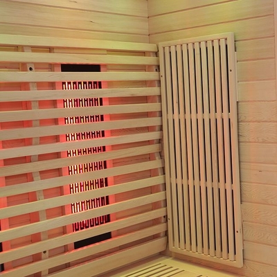 Plein spectre et sauna infrarouge de personne de Heater Solid Wood 2 de carbone pour la maison