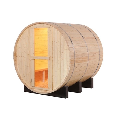 Personne extérieure du sauna 6 de baril de vapeur de Commerical Tradtional de maison en bois de cigûe