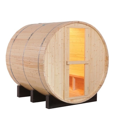 Personne extérieure du sauna 6 de baril de vapeur de Commerical Tradtional de maison en bois de cigûe