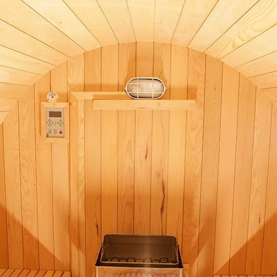 Personne extérieure du sauna 6 de baril de vapeur de Commerical Tradtional de maison en bois de cigûe