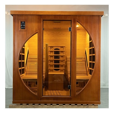 Sauna infrarouge à distance portable pour 2 à 3 personnes avec chauffe-carbone à spectre complet numériquement contrôlé