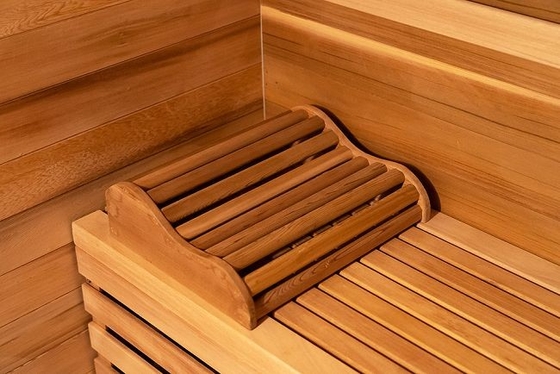 Cigûe magnifique extérieure Cedar Wood 5 - 6 personnes cuisent le sauna à la vapeur avec le toit