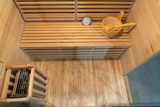 Personne d'intérieur en bois solide de la pièce 3 de sauna de vapeur de la famille 3KW