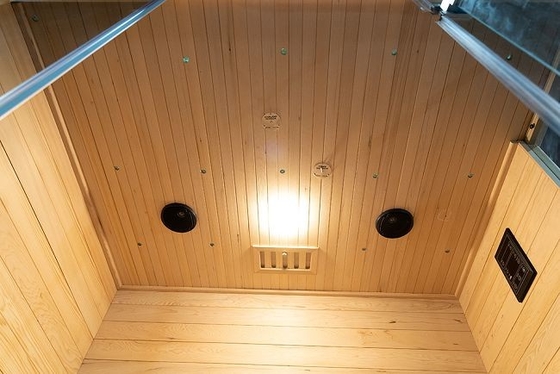 Personne d'intérieur en bois solide de la pièce 3 de sauna de vapeur de la famille 3KW